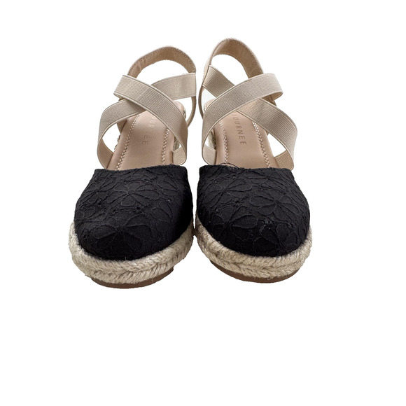 Journee Collection Ashlee Shoes Womens Size 6 Espadrille Wedge Sandals Summer - Picture 4 of 13
